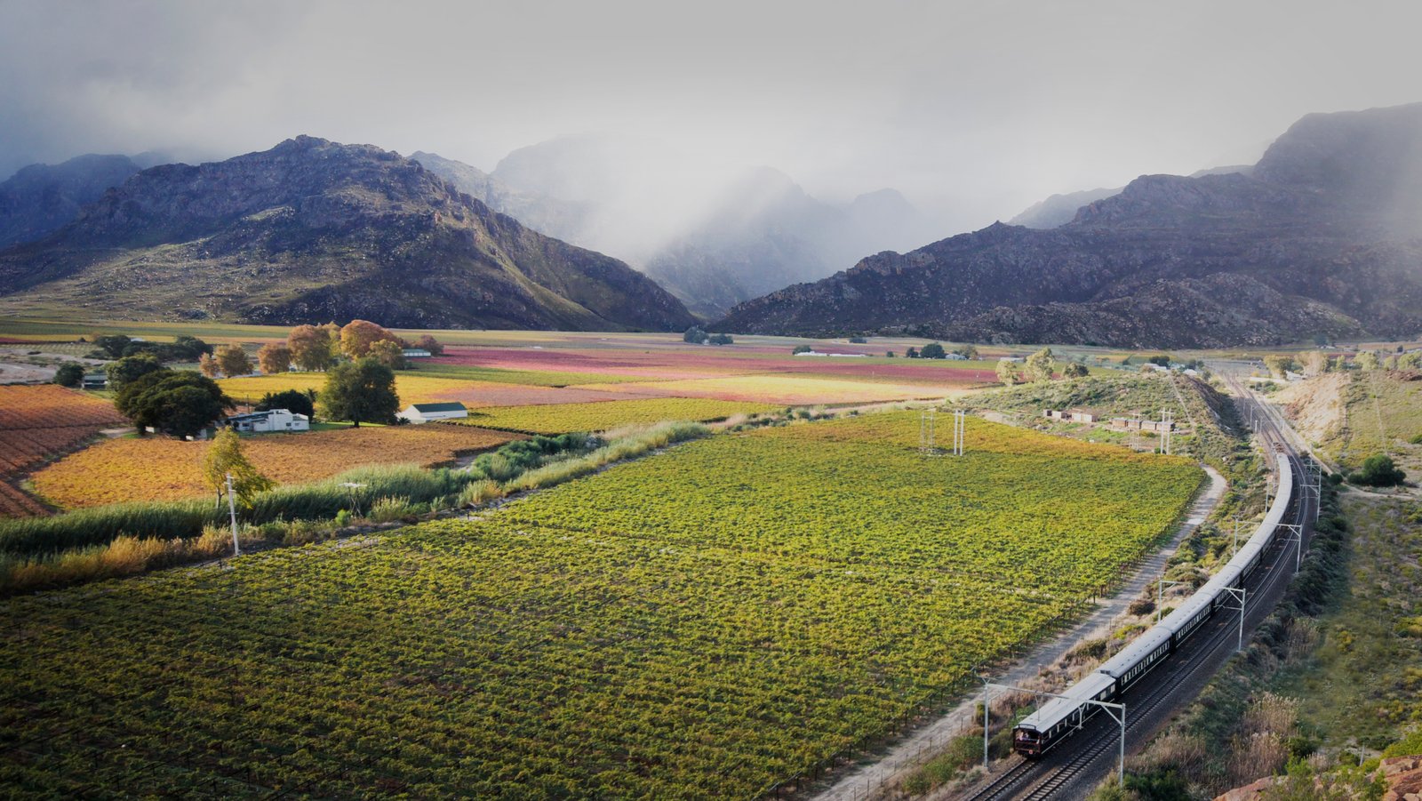 Fahrt durch HexRiver Valley mit Rovos Rail
