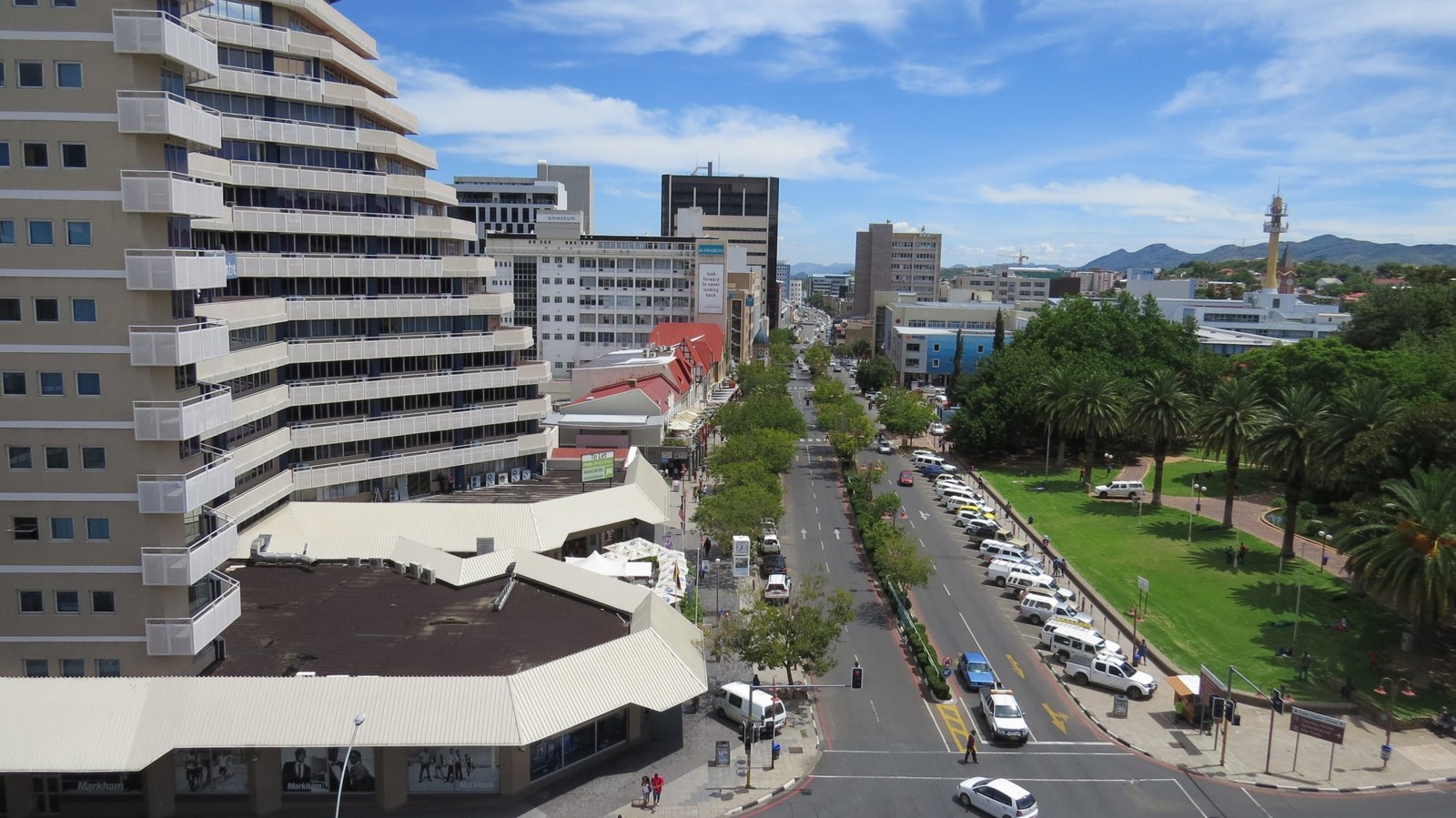 Stadtzentrum von Windhoek