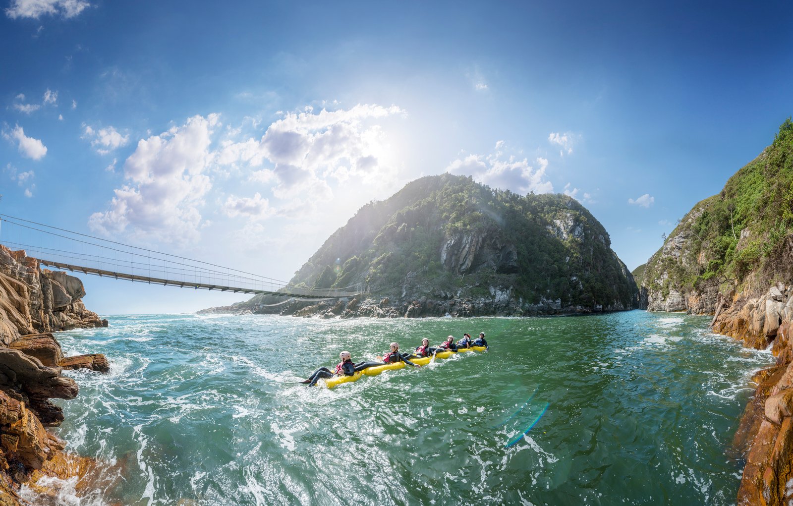 Wasseraktivität bei Storms River im Tsitsikamma Nationalpark