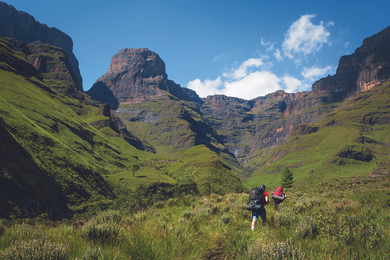 Wandern Südafrika Drakensberge KwaZulu Natal Südafrika