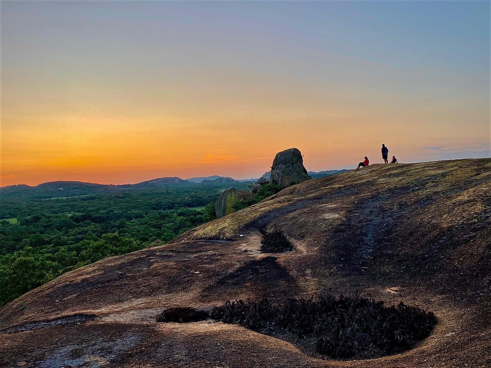 Big Cave Camp Matobo Nationalpark Sonnenuntergang und Aussichtspunkt