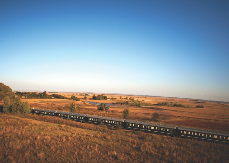 Rovos Rail und Landschaft