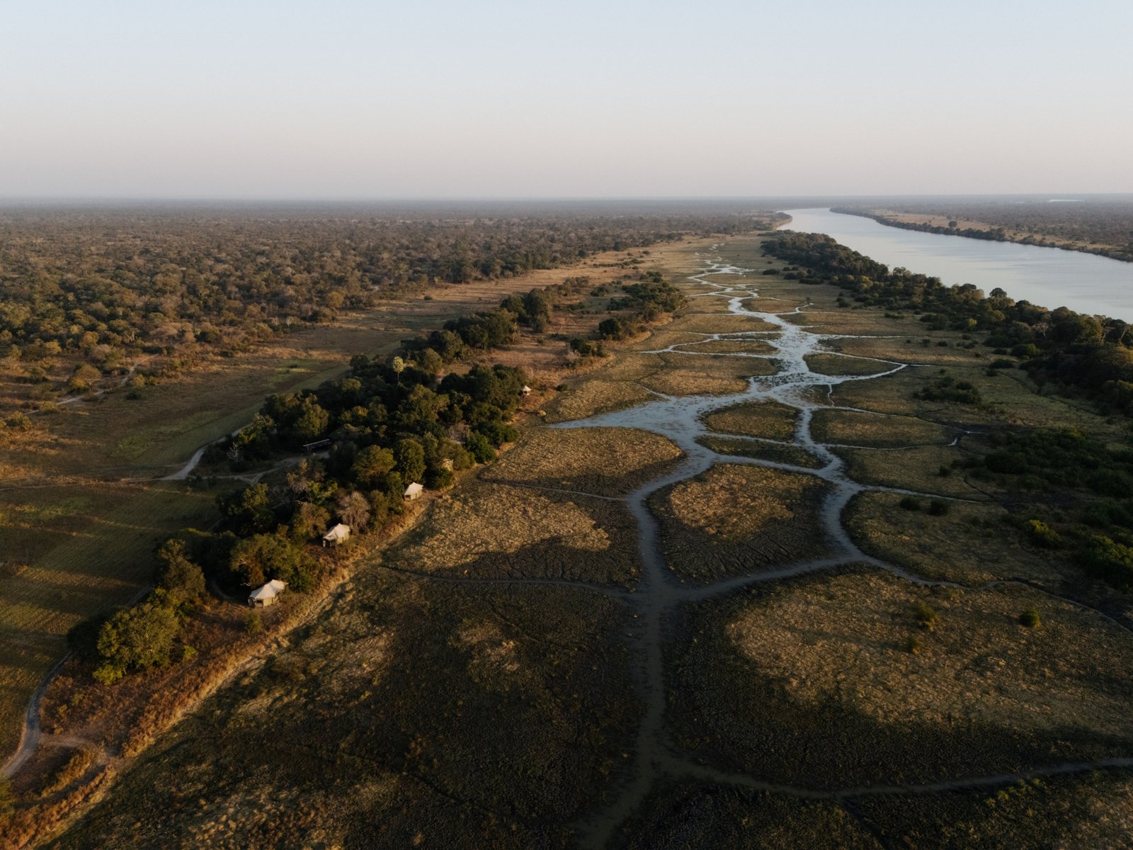 Musekese Camp Kafue Nationalpark Flusslauf