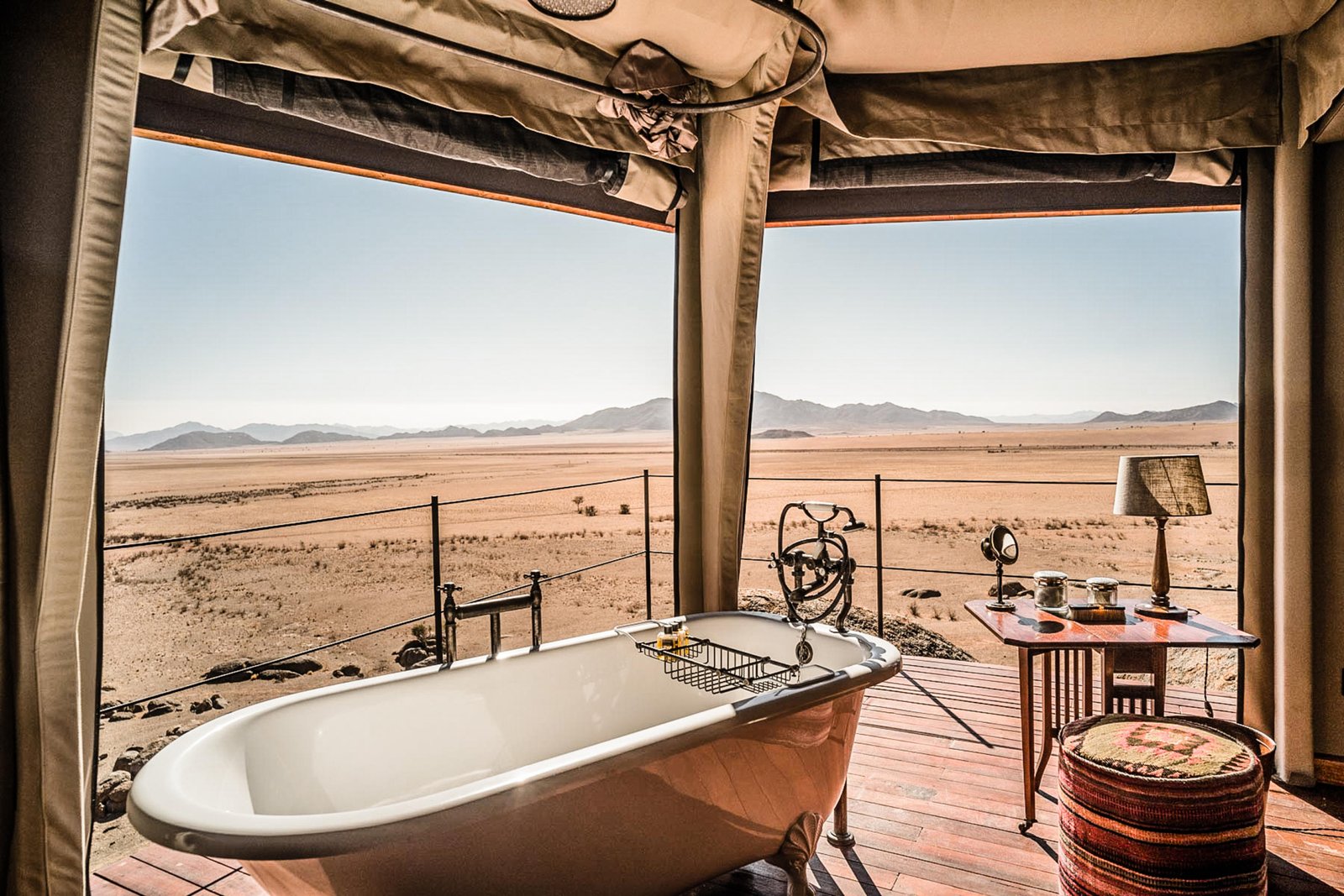 Badewanne mit fantastischem Ausblick