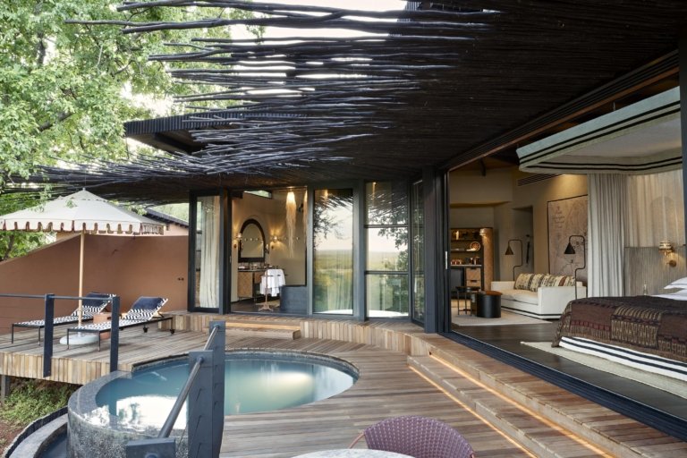 Chichele Presidental Suite mit privatem Planspool auf der Terrasse