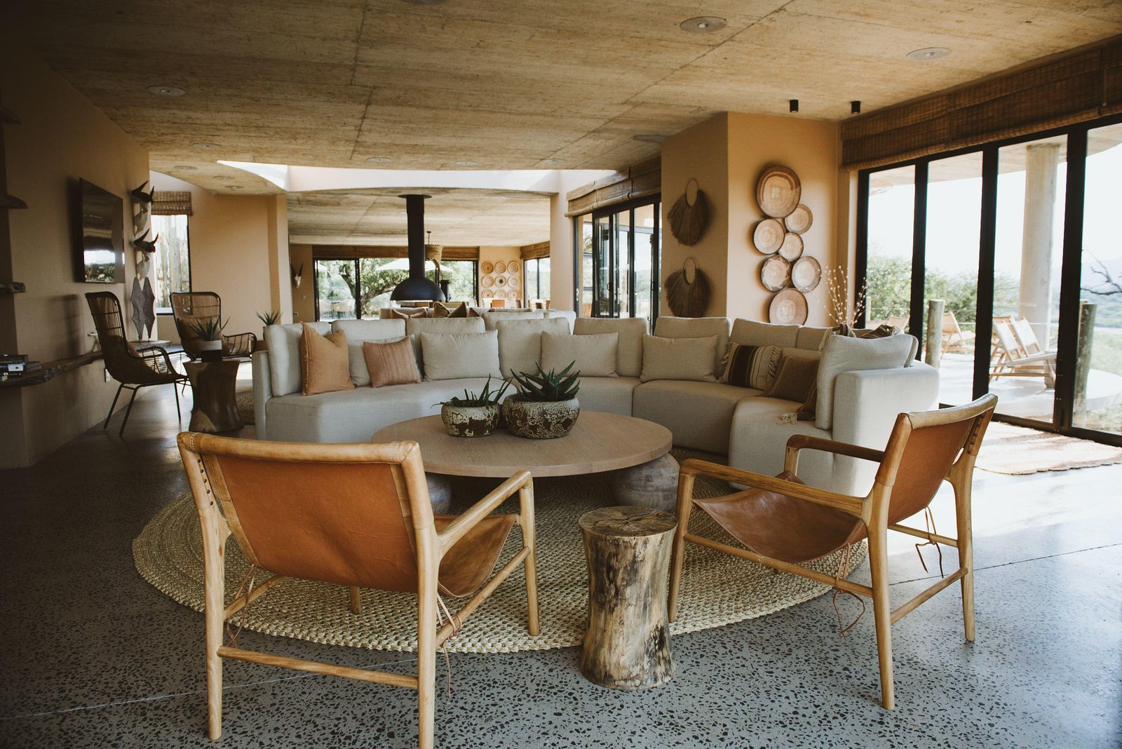 Loungebereich der Mthembu Lodge